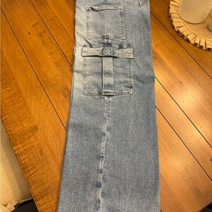 American Eagle Curvy Super High Rise Baggy Wide Leg